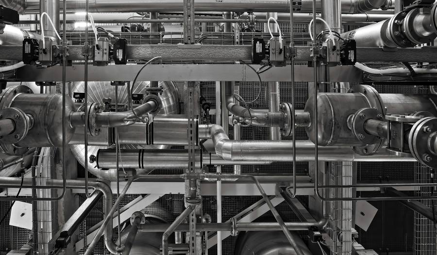 Process piping detail